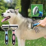 Petcomp Bleu Brosse pour chien - BrushDog™