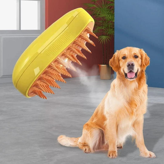 Petcomp Brosse à chat électrique avec eau Brosse Vapeur Deluxe - Soin Animaux