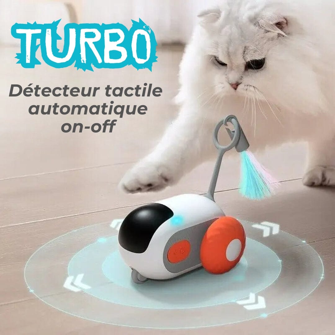 Petcomp jouet interactif TURBO - Voiture interactive pour Chat