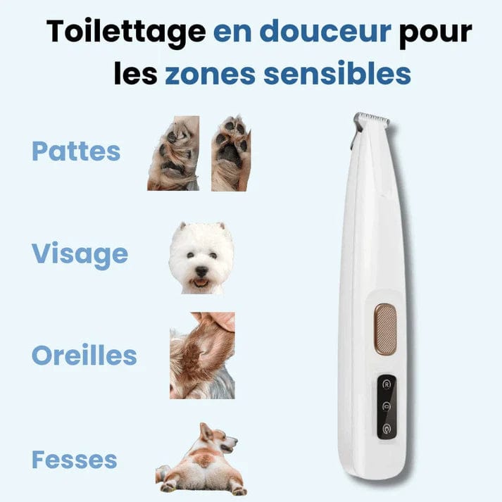 Petcomp PattesNet - La tondeuse de précision pour des pattes impeccables