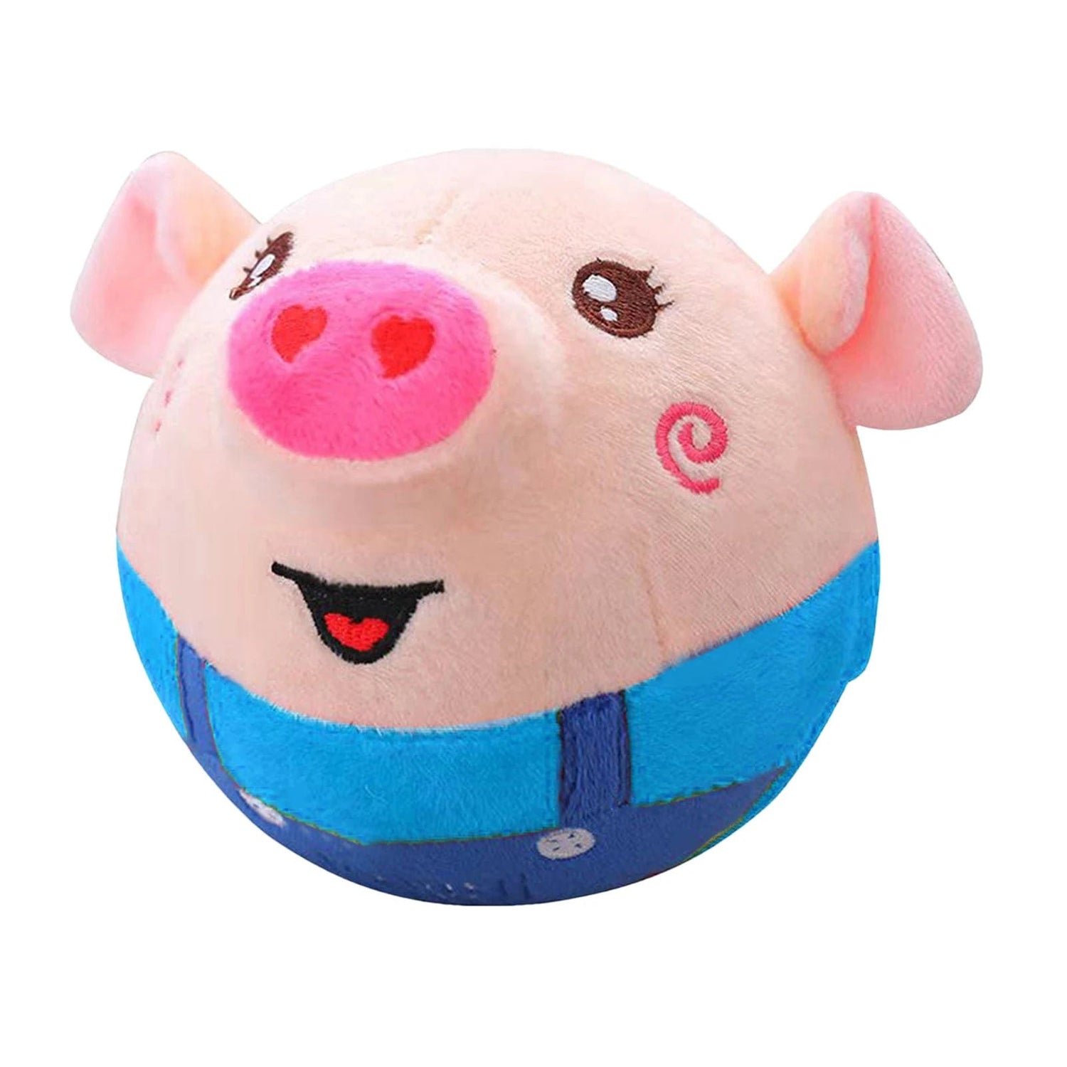 Petcomp Petit cochon souriant Jouets amusants pour chiens avec musique Petcomp