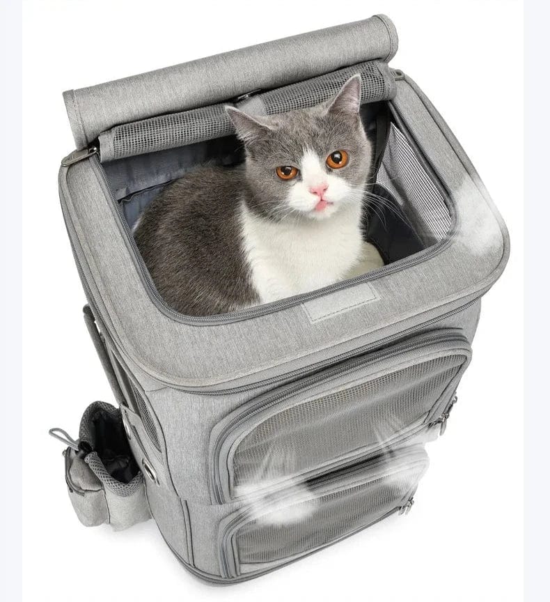 Petcomp poussette Sac de Transport à Roulettes pour Chien et Chat