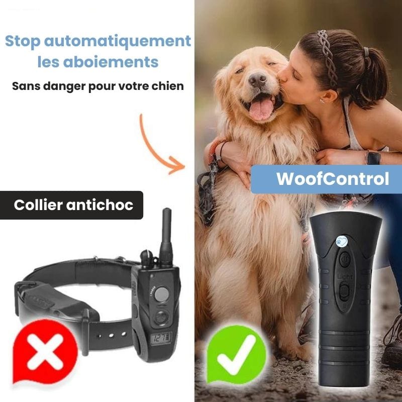 Petcomp Répulsif anti-aboiement pour chien | WoofControle™