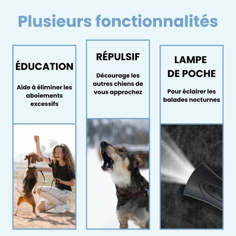 Petcomp Répulsif anti-aboiement pour chien | WoofControle™