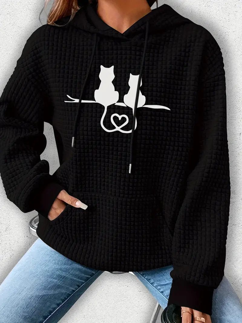 Petcomp S / Noir Sweat chat ultra confortable